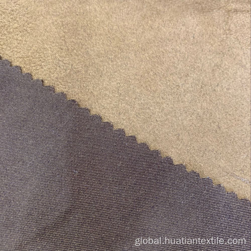 warp suede 100% polyester warp woven suede fabric Factory